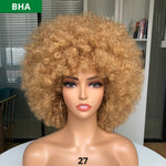 BELA HAIR AFRO - Peruca Sintética Black Power Com Franja