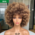 BELA HAIR AFRO - Peruca Sintética Black Power Com Franja