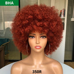 BELA HAIR AFRO - Peruca Sintética Black Power Com Franja