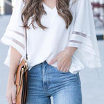 Blusa Feminina Manga Ampla