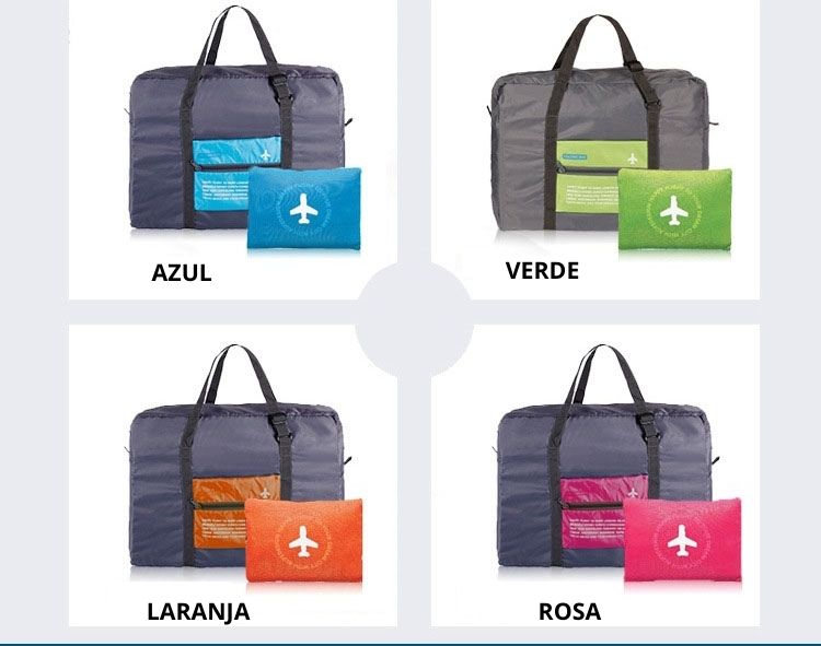 COMPACTA BAG - Bolsa Impermeável Pequena ao Guardar e Grande ao Usar