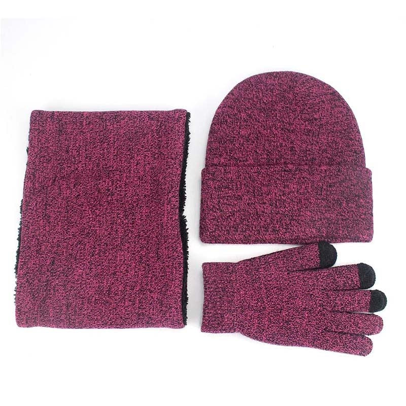 TRIO HOT POWER 2 - Combo de Inverno Gorro Cachecol e Luvas