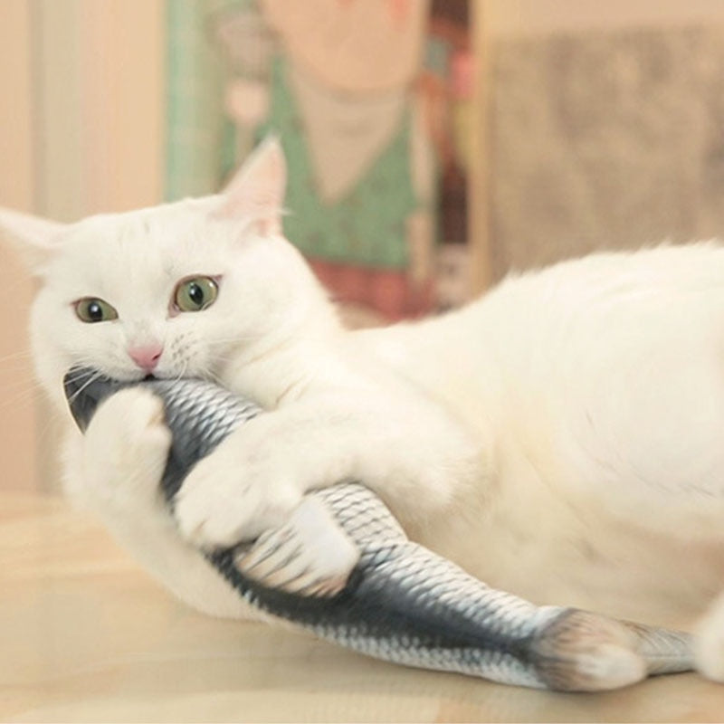 FISH CAT TOY - Brinquedo Pet Diversão Para o Seu Gatinho