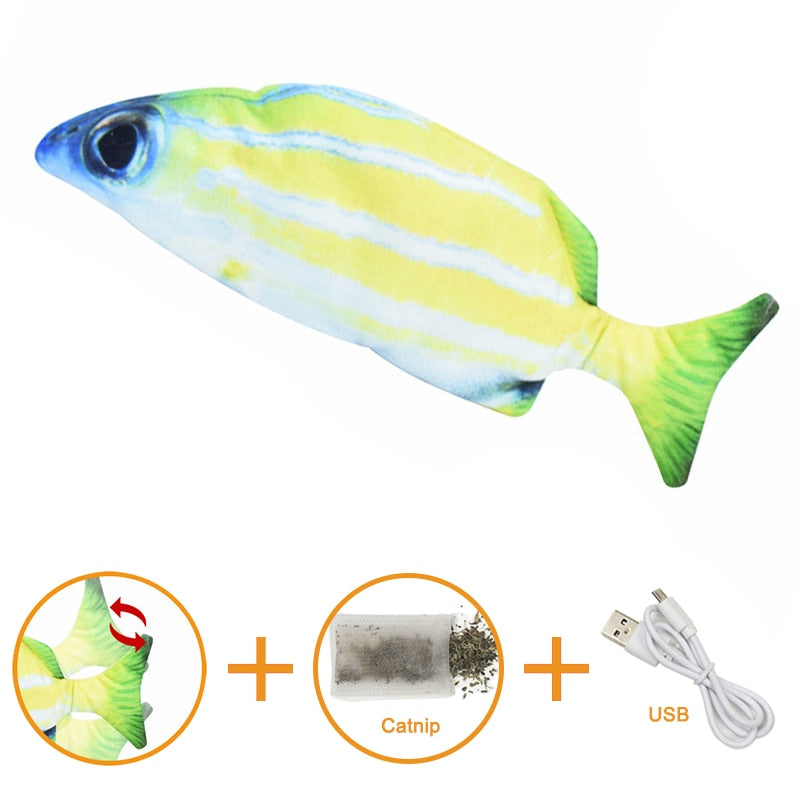 FISH CAT TOY - Brinquedo Pet Diversão Para o Seu Gatinho