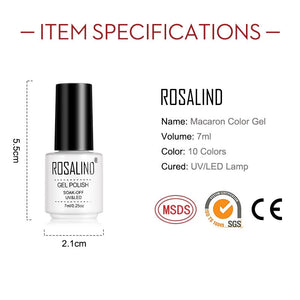 Esmalte de Unha Gel Rosalind - Candy Colors