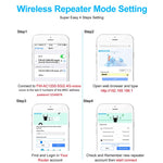 Repetidor WiFi Wireless 2.4G 5Ghz 1200Mbps