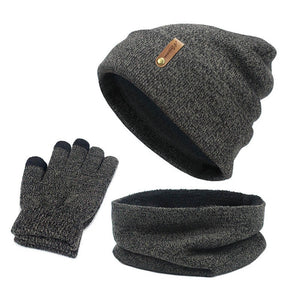 TRIO HOT POWER 2 - Combo de Inverno Gorro Cachecol e Luvas