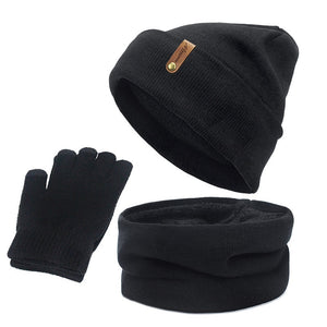 TRIO HOT POWER 2 - Combo de Inverno Gorro Cachecol e Luvas