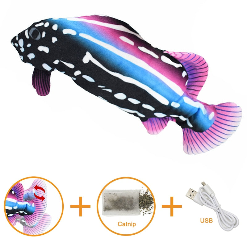 FISH CAT TOY - Brinquedo Pet Diversão Para o Seu Gatinho