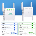 Repetidor WiFi Wireless 2.4G 5Ghz 1200Mbps