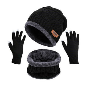 TRIO HOT POWER - Combo Gorro Cachecol e Luvas