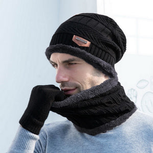 TRIO HOT POWER - Combo Gorro Cachecol e Luvas