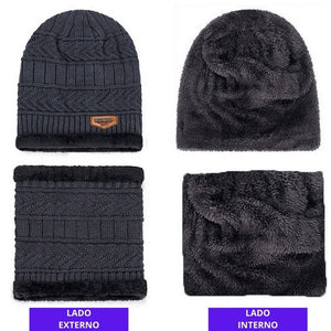 TRIO HOT POWER - Combo Gorro Cachecol e Luvas