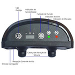 COLEIRA ANTILATIDO ELETRÔNICA SILENCE DOG - Recarregável, Ultrassônica e Resistente à Água