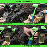 MASTER JET WASHER - Pistola Pressão Água com Dispenser Sabão