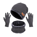 TRIO HOT POWER - Combo Gorro Cachecol e Luvas