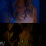 Colar Lágrima de Sereia Brilha no Escuro